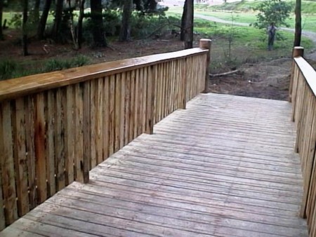 View of Deck and Handrail